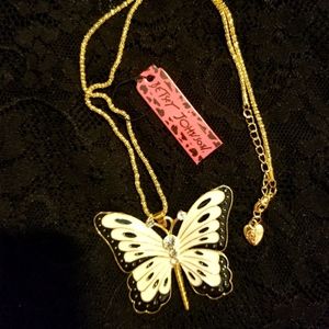 Betsey Johnson Butterfly Necklace